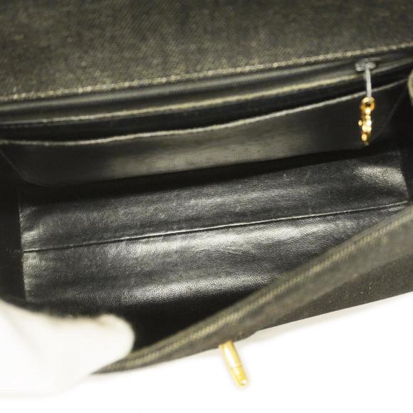 Chanel handbag denim black ladies - Picture 10 of 16
